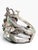 Vintage Navajo Style Sterling Silver Turquoise & Spiny Oyster Butterfly Cuff Bracelet For Sale - Image 4 of 12