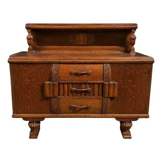 Art Deco Oak Sideboard with Original Cavendish Furniture Provenance, 1930s For Sale
