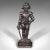 This is an antique figural doorstop. An English, cast iron Lord Nelson door keeper, dating to the Regency period, circa...