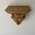 Vintage Large Gold Ceramic Wall Bracket Shelf For Sale In Nashville - Image 6 of 9