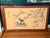 Beautiful coordinated pair of vintage four-panel Asian byōbu-style wall screens featuring birds, flowering branches and...