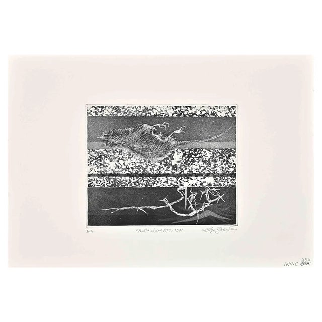 Leo Guida, Border Rat, Etching, 1971 For Sale