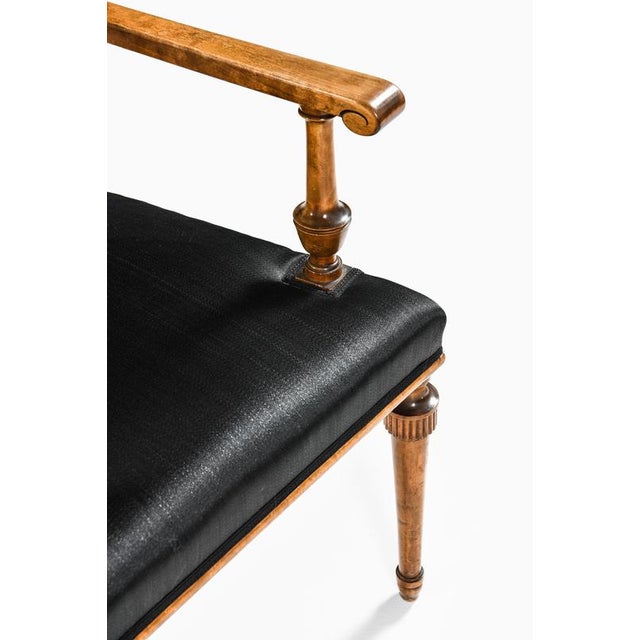 Armchair in Birch and Horsehair by Axel Einar Hjorth, 1930s For Sale - Image 3 of 9