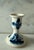 Pair of Vintage Porcelain Hand Painted Blue and White Delft Candle Holders For Sale In Austin - Image 6 of 10