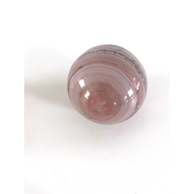 Stone Vintage Banded Jasper Orbs - Set of 3 For Sale - Image 7 of 11