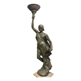 Art Nouveau Floor Lamp For Sale