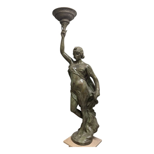 Art Nouveau Floor Lamp For Sale