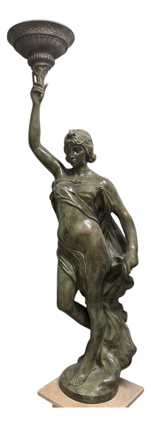 Art Nouveau Floor Lamp