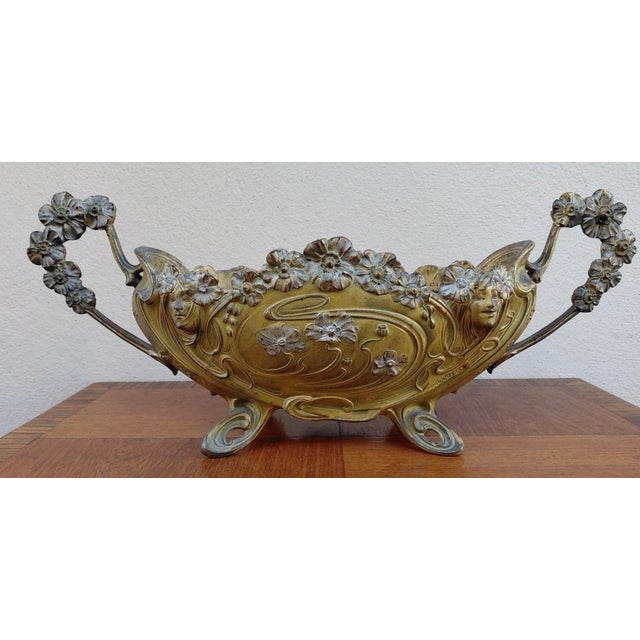 Bronze Planter by Claude Bonnefond, 1890s For Sale - Image 10 of 17