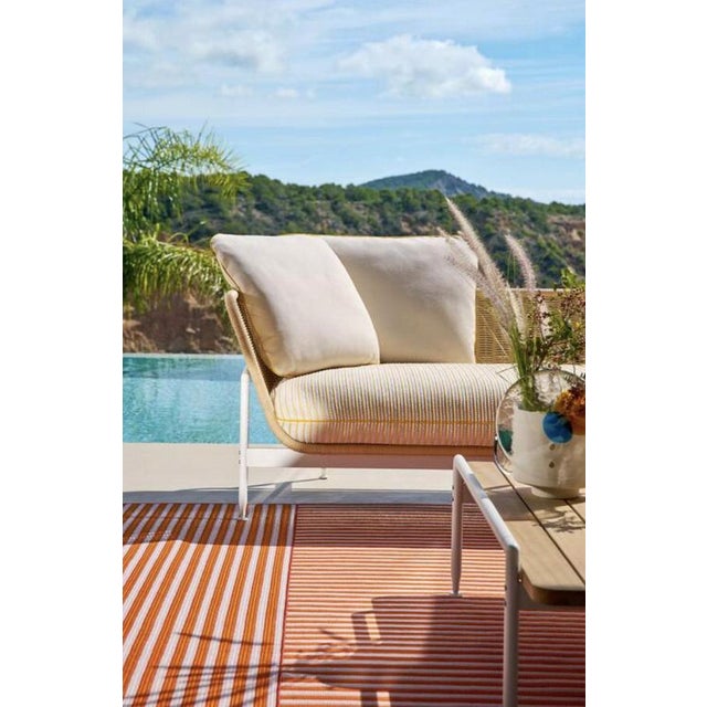 Esosoft Outdoor Sofa in Rattan and Stainless Steel by Antonio Citterio, Italy For Sale - Image 9 of 10