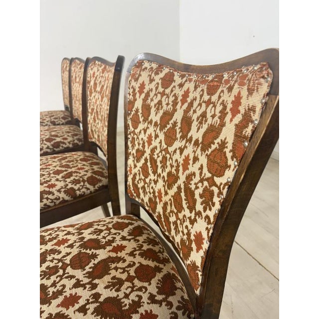 German Chippendale Chairs in Walnut, Set of 4 For Sale - Image 5 of 12