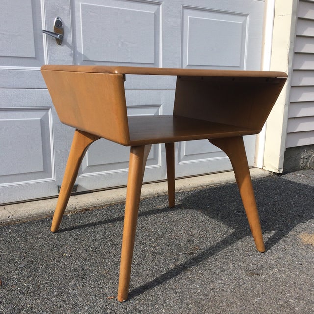 Heywood-Wakefield Atomic Side Table | Chairish