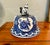 Blue 20th Century Delft Large Urn Lid / Top For Sale - Image 8 of 12