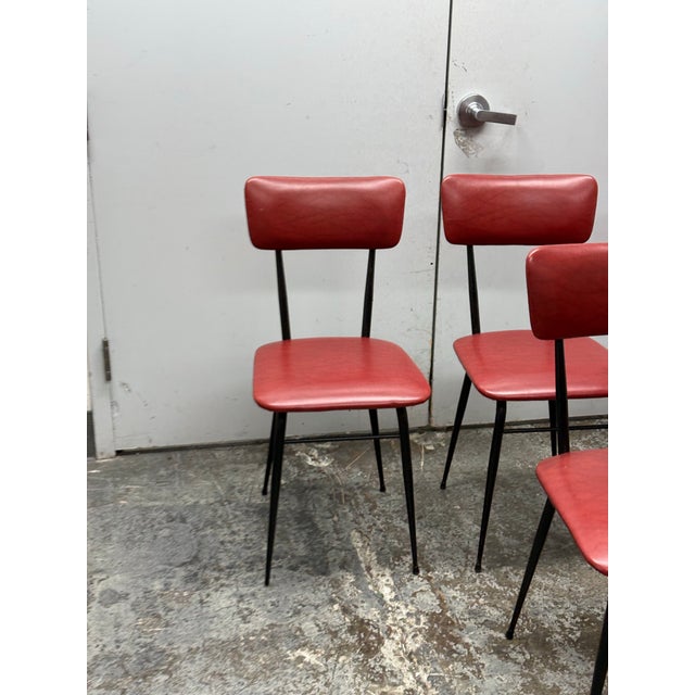 Italian Circa 1930's Modernist Dining Chairs, Set of Four For Sale - Image 11 of 12