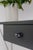 Contemporary Large Black Desk with Natural Linoleum Drawer from &New For Sale - Image 3 of 8