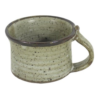 Vintage Signed Studio Pottery Mug For Sale