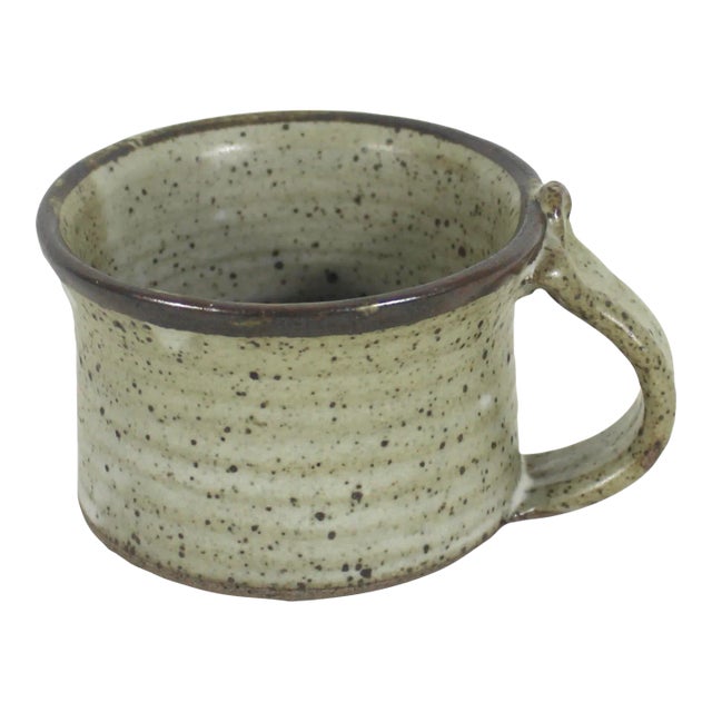 Vintage Signed Studio Pottery Mug For Sale