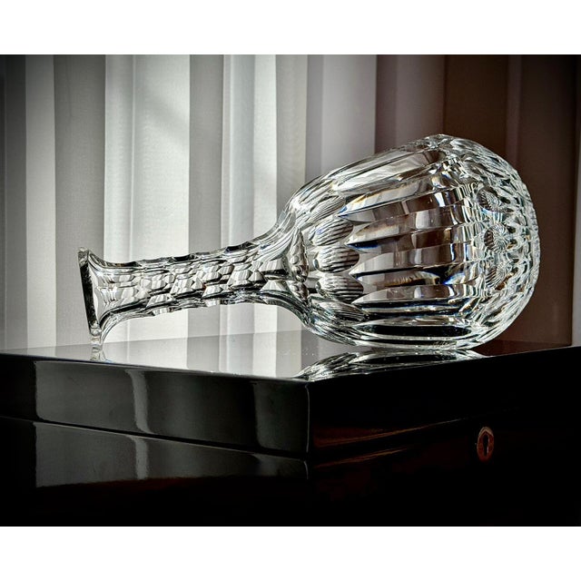 Edwardian Petal-Cut Crystal Sherry Decanter, England, 1905 For Sale - Image 10 of 18