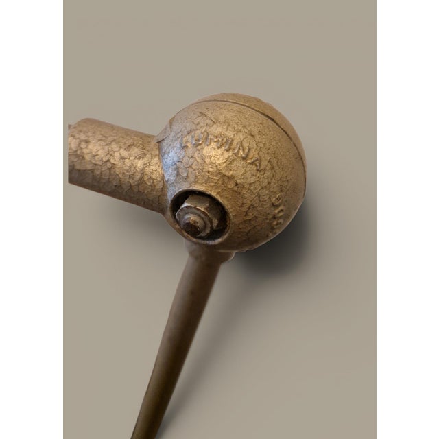 Vintage French Industrial Architect Table Lamp, 1950s For Sale - Image 4 of 18