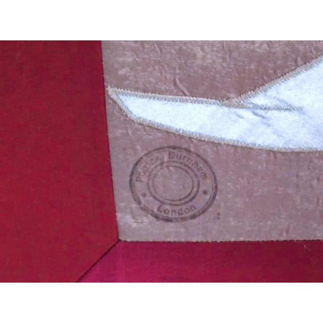Art Deco Style Silk Wall Hanging by Patrick Burnham For Sale - Image 4 of 5