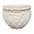 1940s McCoy White Tierra Cushion Jardinerre For Sale