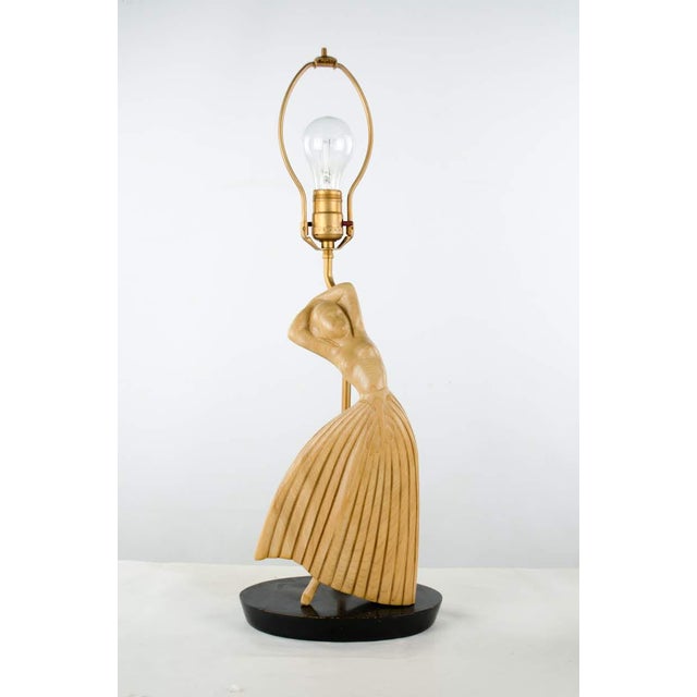 Modernistic Female Sculpture Table Lamps a Pair Chairish