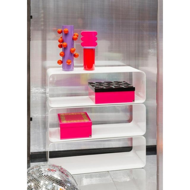 Gold Brera A Bookshelf in Powder-Coated Aluminum by Altreforme For Sale - Image 8 of 10