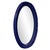 Queen Anne Queen Ann Mirror - Glossy Navy For Sale - Image 3 of 8