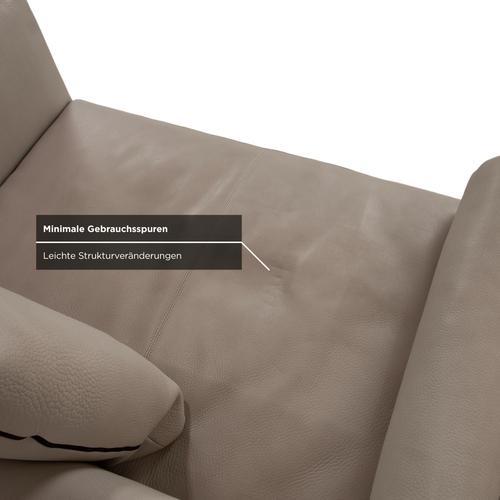 Jaan Living Set Leather Three-Seater and Two-Seater Grey Cream Sofa from Walter Knoll and Wilhelm Knoll, Set of 2 For Sale - Image 14 of 18