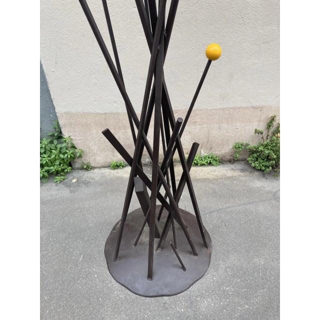 Large Brutalist Coat Rack, 1950s For Sale - Image 4 of 8