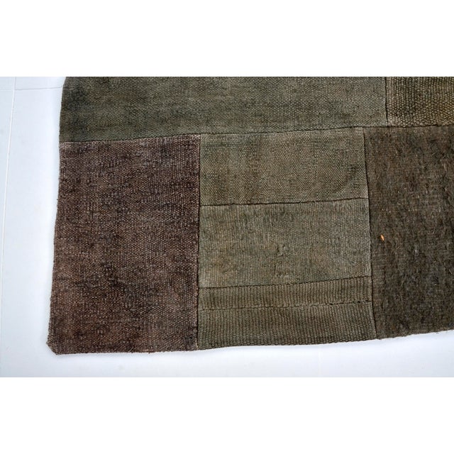 Textile Oushak Vintage Handmade Hemp Rug For Sale - Image 7 of 9