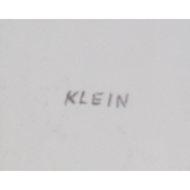 Abstract Graphite Drawing Signed by Medard Klein For Sale - Image 4 of 8