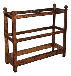 Antique Arts & Crafts Oak Entryway Umbrella Cane Stand
