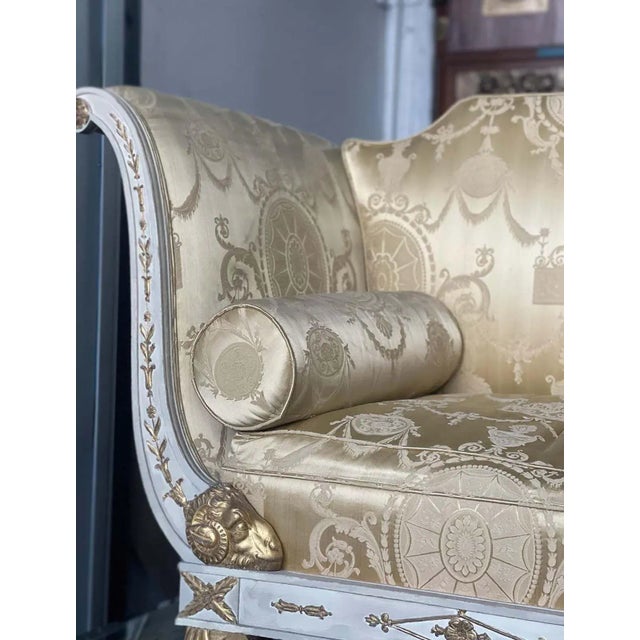 French Late 19th Century French Empire Style Sofa For Sale - Image 3 of 5