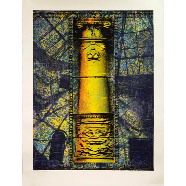 Judith Lipnik Perlow Column Series (Large Ii) 2003 Signed Serigraph on Paper For Sale