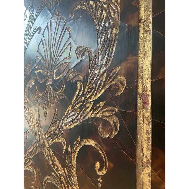 Coromandel wall panel. Both are 70in tall, 28 in wide, 1in deep. These are meant to be wall hangings and not part of a...