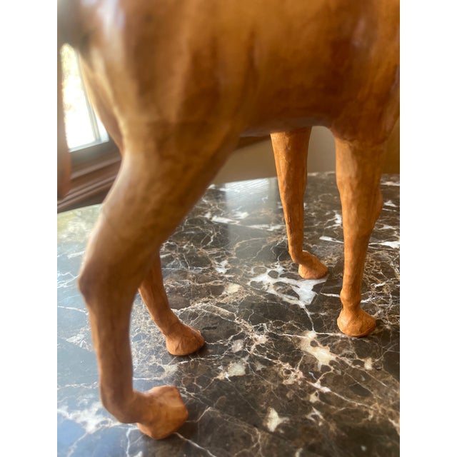 1970s Leather Camel For Sale - Image 5 of 6