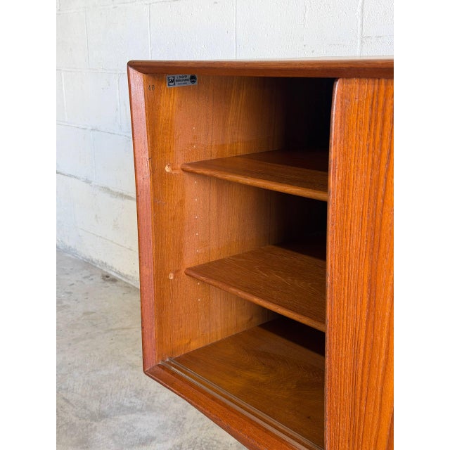 Teak Sideboard Credenza in Style of Arne Vodder Denmark Mid-Century Modern 1960s For Sale - Image 9 of 13