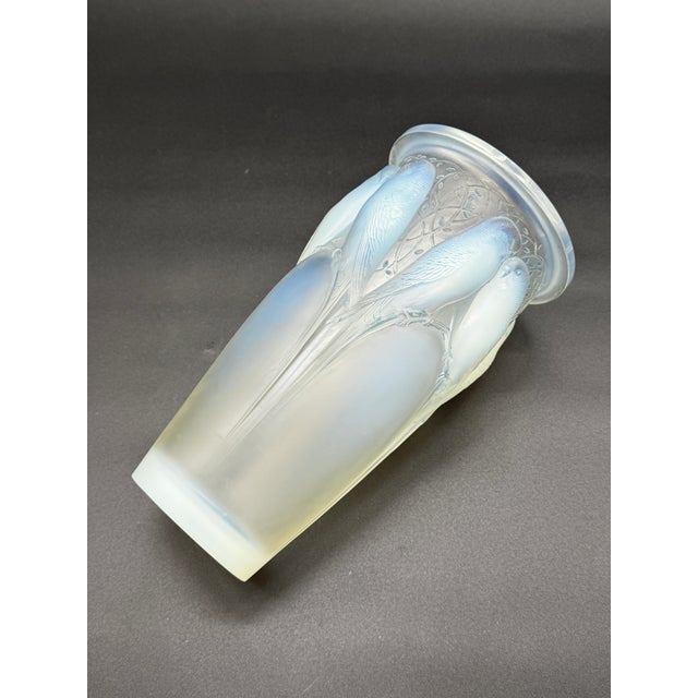 Ceylan Vase in Opalescent Glass by R. Lalique, 1924 For Sale - Image 10 of 12