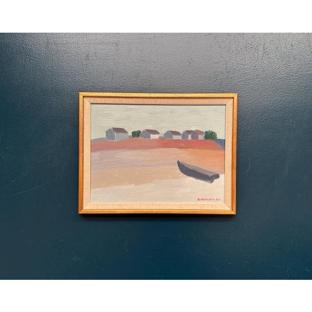 Raymond Wallentin, Byxelkrok, 1975, Oil & Oil on Canvas, Framed For Sale - Image 11 of 18