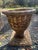 Rattan French Country Pedestal and Urn For Sale - Image 10 of 10