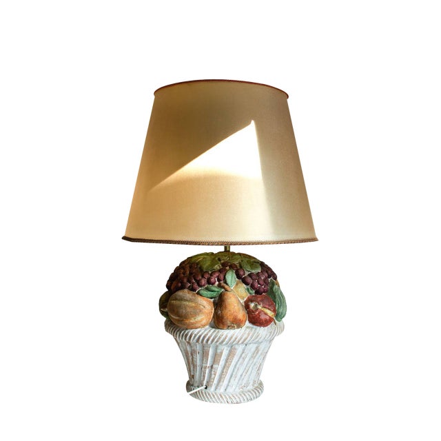 Italian Como Lamp in Porcelain, 1970s For Sale