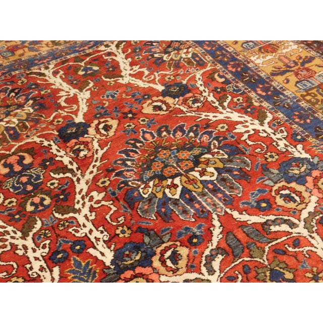Vintage Persian Tabriz Rug For Sale - Image 11 of 13
