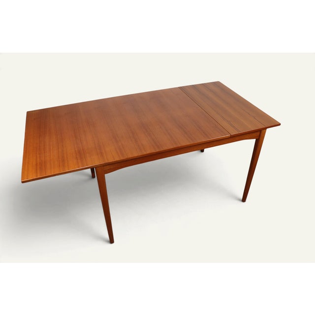 Extendable Rectangular Teak Dining Table, 1960s For Sale - Image 10 of 18