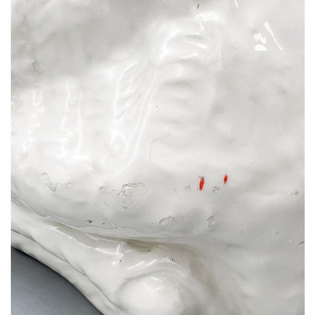 Large Italian Vintage Ceramic Camel Planter or Cachepot - Whimsical, Hollywood Regency, Mid-Century Modern For Sale - Image 12 of 17