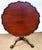 Beautiful copy of an 18th century Philadelphia Chippendale mahogany tilt table with a dish top and a birdcage mechanism....