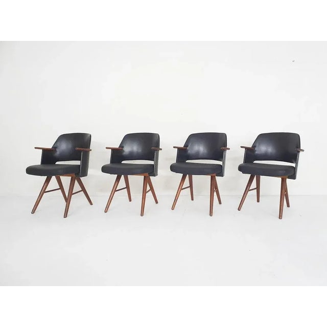 Model FT30 Dining Chairs attributed to Cees Braakman for Pastoe, Netherlands, 1954, Set of 4 For Sale - Image 13 of 13