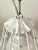 Metal Mid 20th Century Mid Century Modern White Twisted Metal Pendant Light For Sale - Image 7 of 13