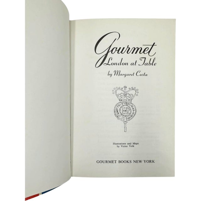 Mid-Century Modern Gourmet Magazine's London at Table by Margaret Costa 1971 Book For Sale - Image 3 of 12