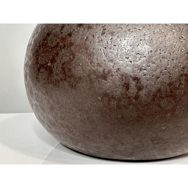 Spherical Studio Ceramic Art Vase by Melitta Teubner, 1960s For Sale - Image 6 of 10